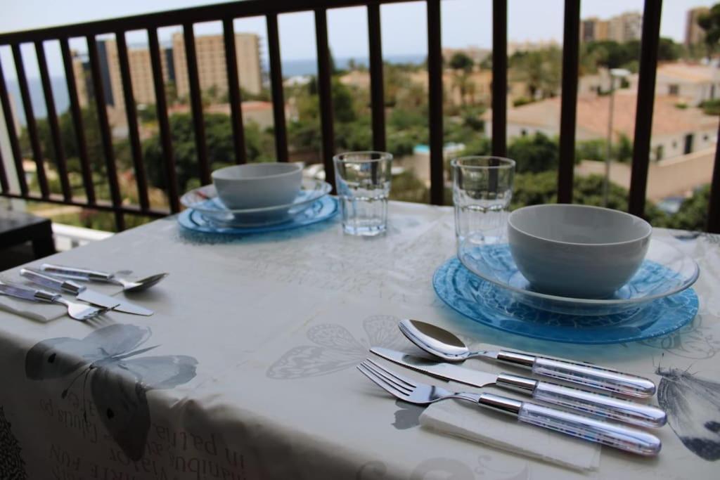 Apartamento Vista Al Mar Piscina Playa 3 Min Aguadulce  Esterno foto